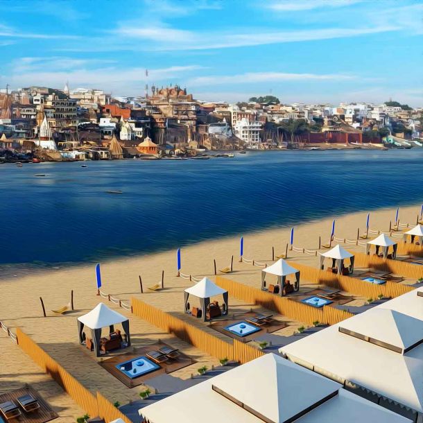 The 'Tent City' in Varanasi