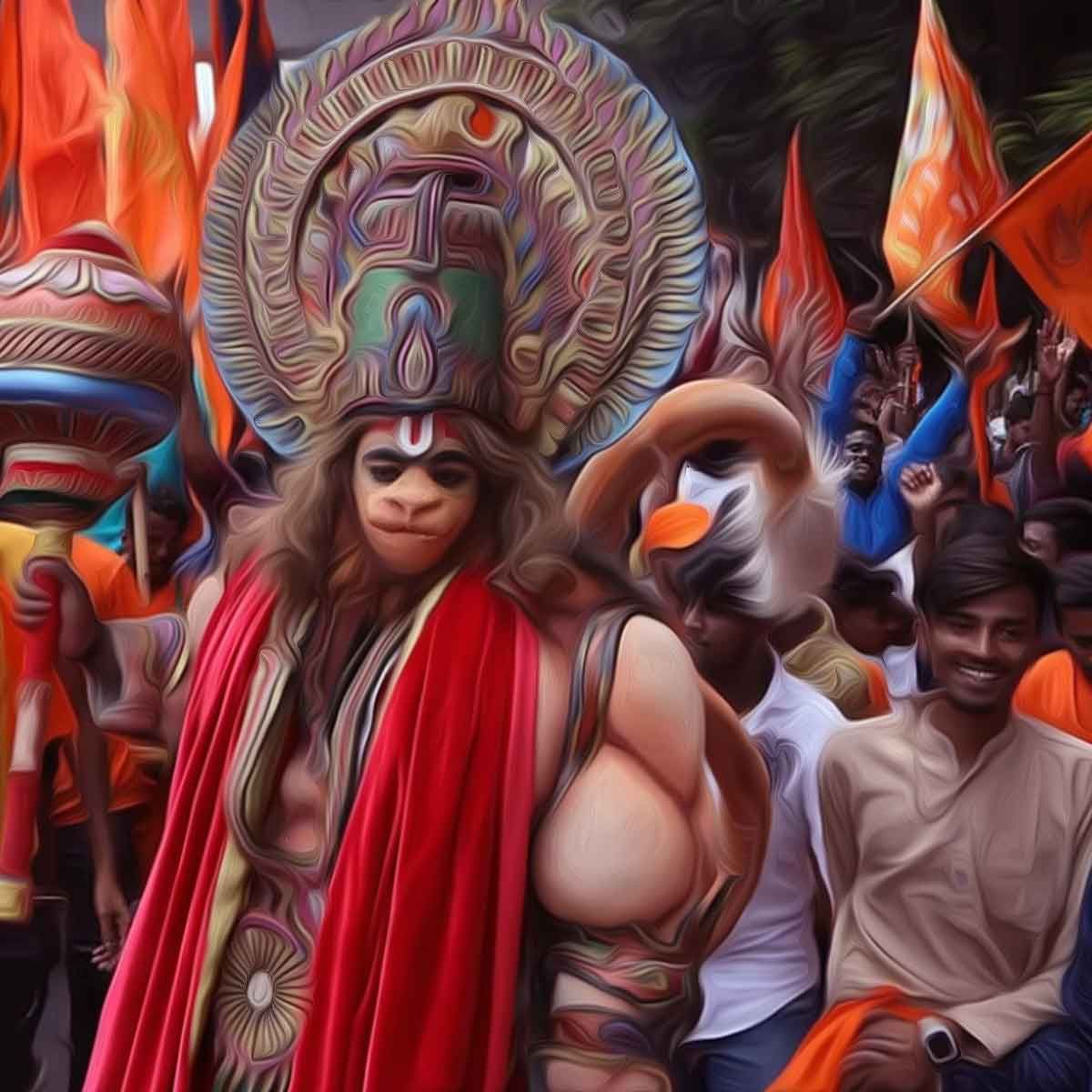 Hanuman Jayanti procession attacked by stonepelters in Jahangirpuri