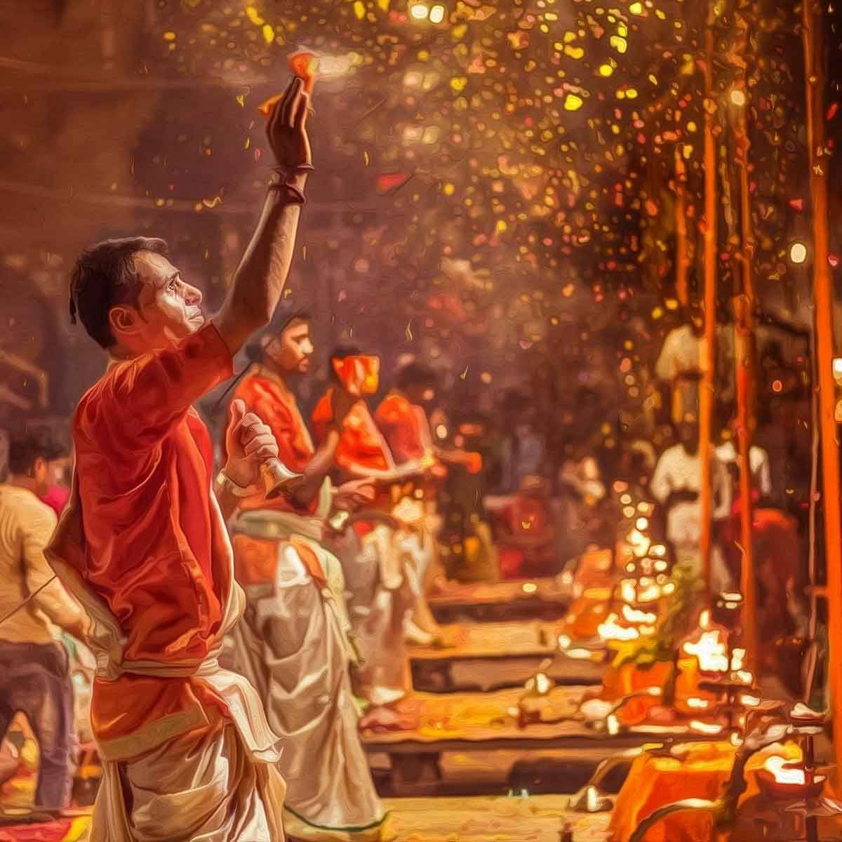 Dharma is the duty, and karma is our actual behaviour