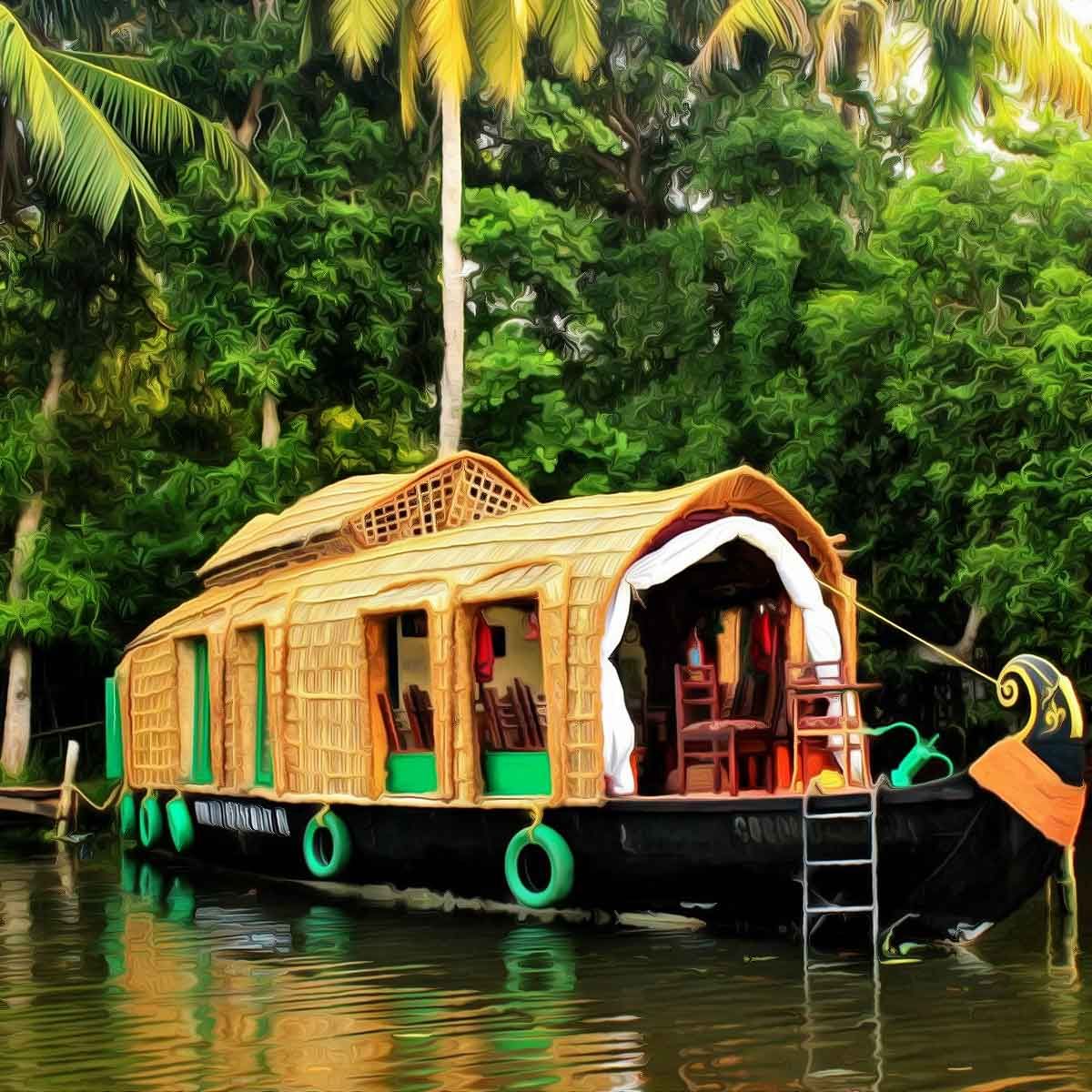 Floating Houses of Alleppey, Kerala
