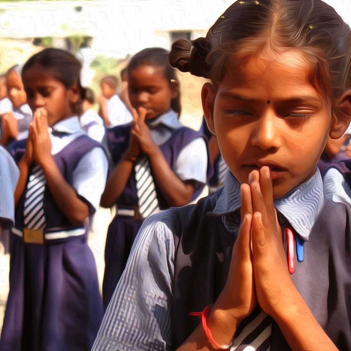 Jharkhand School forced to change prayer by local Muslim group