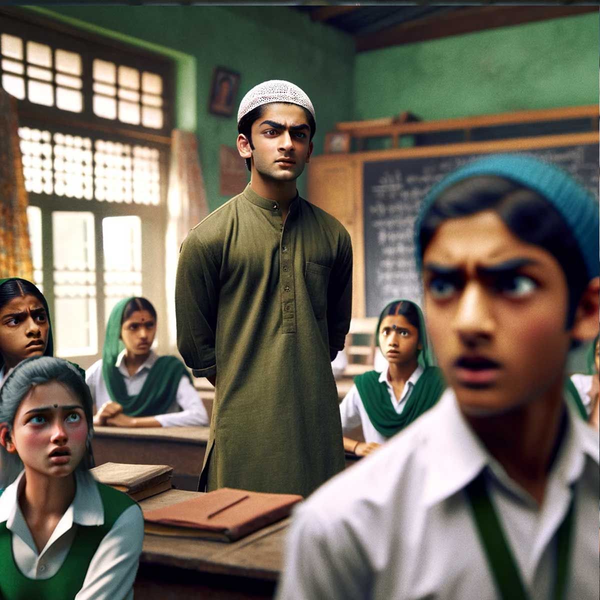 Jharkhand: Mob comprising of Farhan, Rehan, and Javed barge into a school and molest Hindu girls, forces them to chant ‘Islam Zindabad’