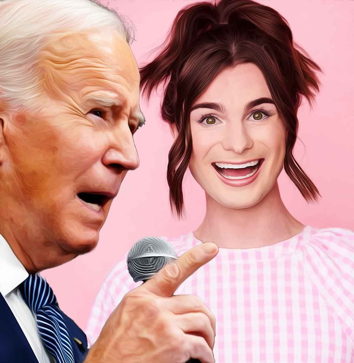 Man Pretending To Be Woman Visits Man Pretending To Be President