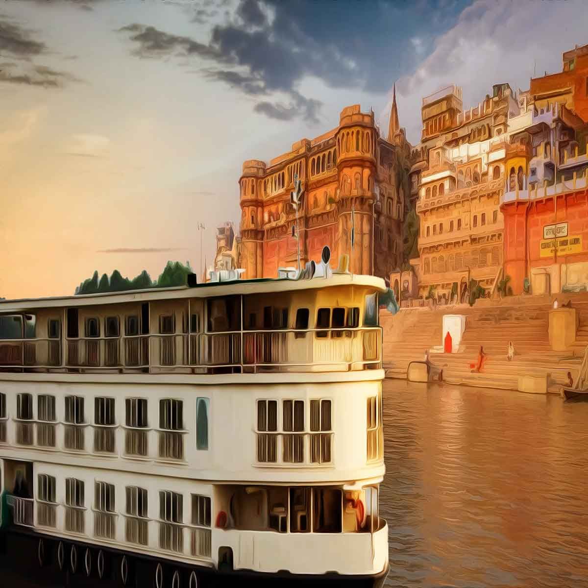 Luxury boat Ganga Vilas