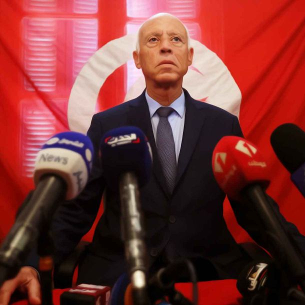 Tunisian President Kais Saied