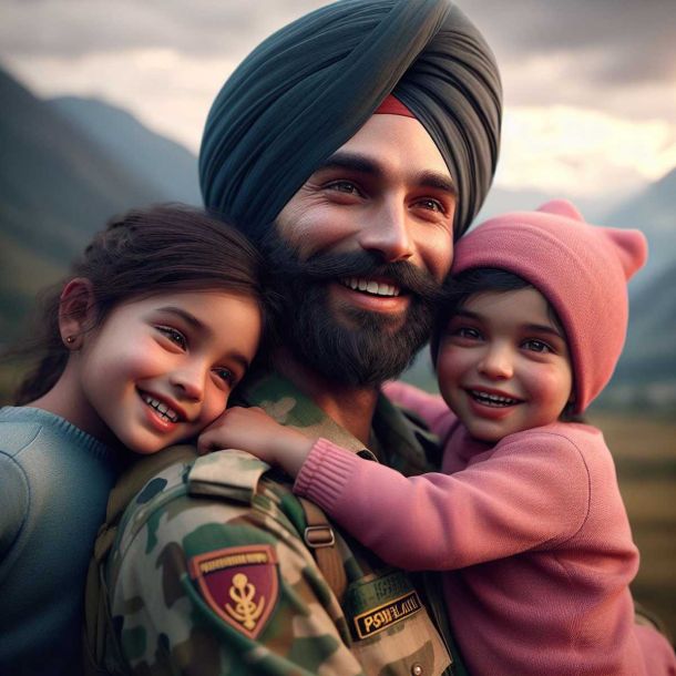 "Saluting Lt Col Karanbir Singh Natt, Sena Medal hero: his indomitable spirit in the face of terror, an embodiment of bravery and sacrifice, immortalized today