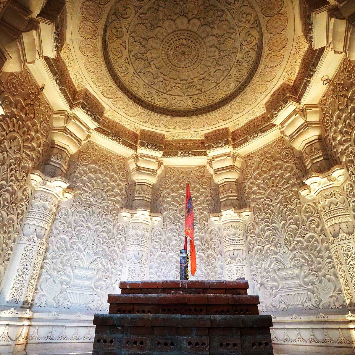Ram Mandir Trust shares stunning photos of the sanctum-sanctorum where the idol of Ram Lalla would be installed