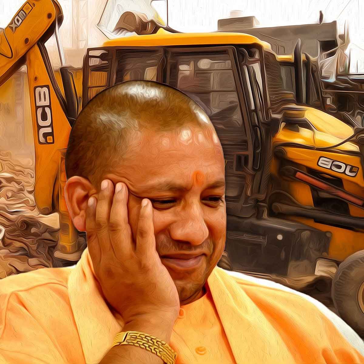Yogi govt bulldozes off three illegal properties owned by gangster Mohammad Asif