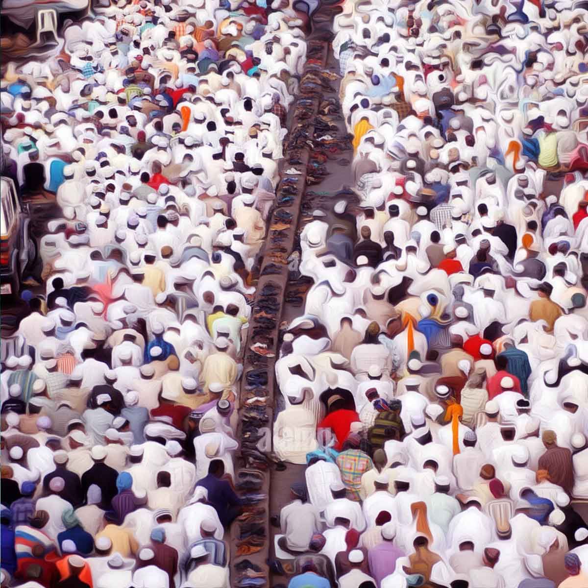 Muslim community offers namaz on the roads outside Imli Wali Masjid in Agra, causing business loss and traffic jams, even emergency vehicles like ambulances often get stuck: Hindu groups object and demand a solution