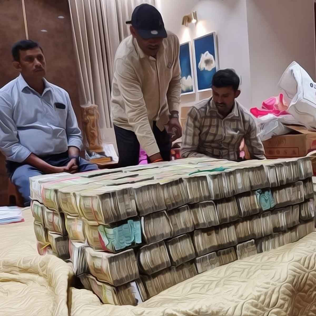 Karnataka BJP MLA's son caught red handed while receiving ₹ 40 lakh bribe, ₹ 7.62 cr cash recovered in raid