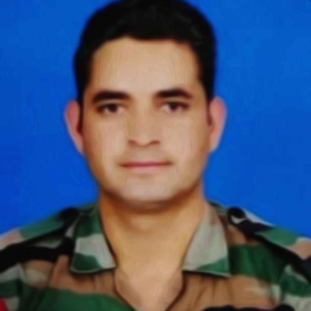Army jawan Praveen Singh was killed in a blast while heading for an anti-terror operation in a civil-hired vehicle (Image Source: ANI)