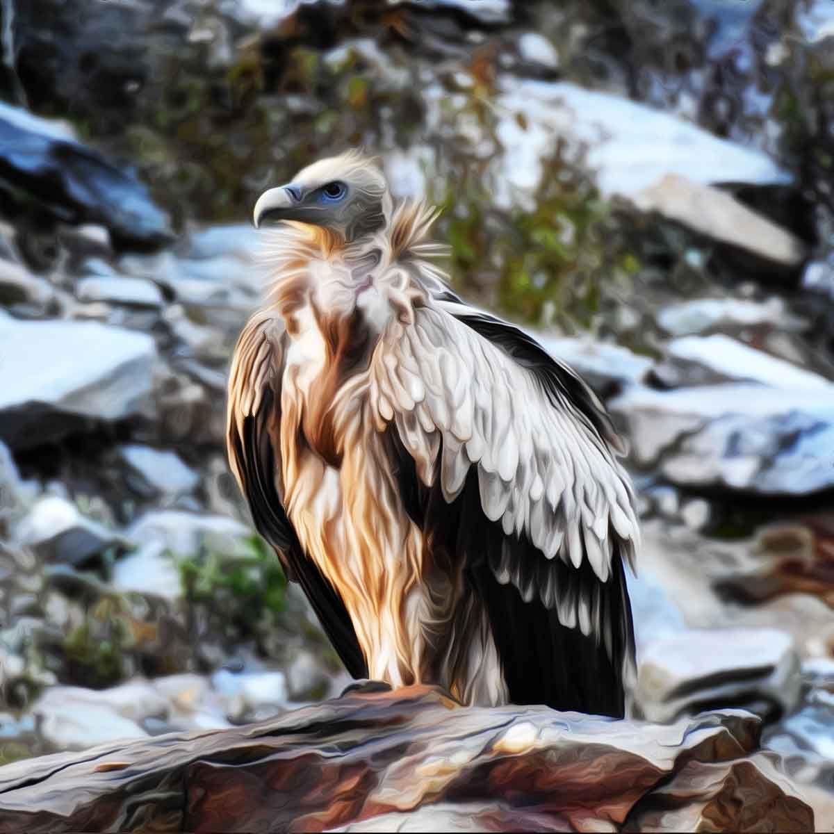 Locals Rescue Rare Himalayan Griffon Vulture From Kanpur Cemetery