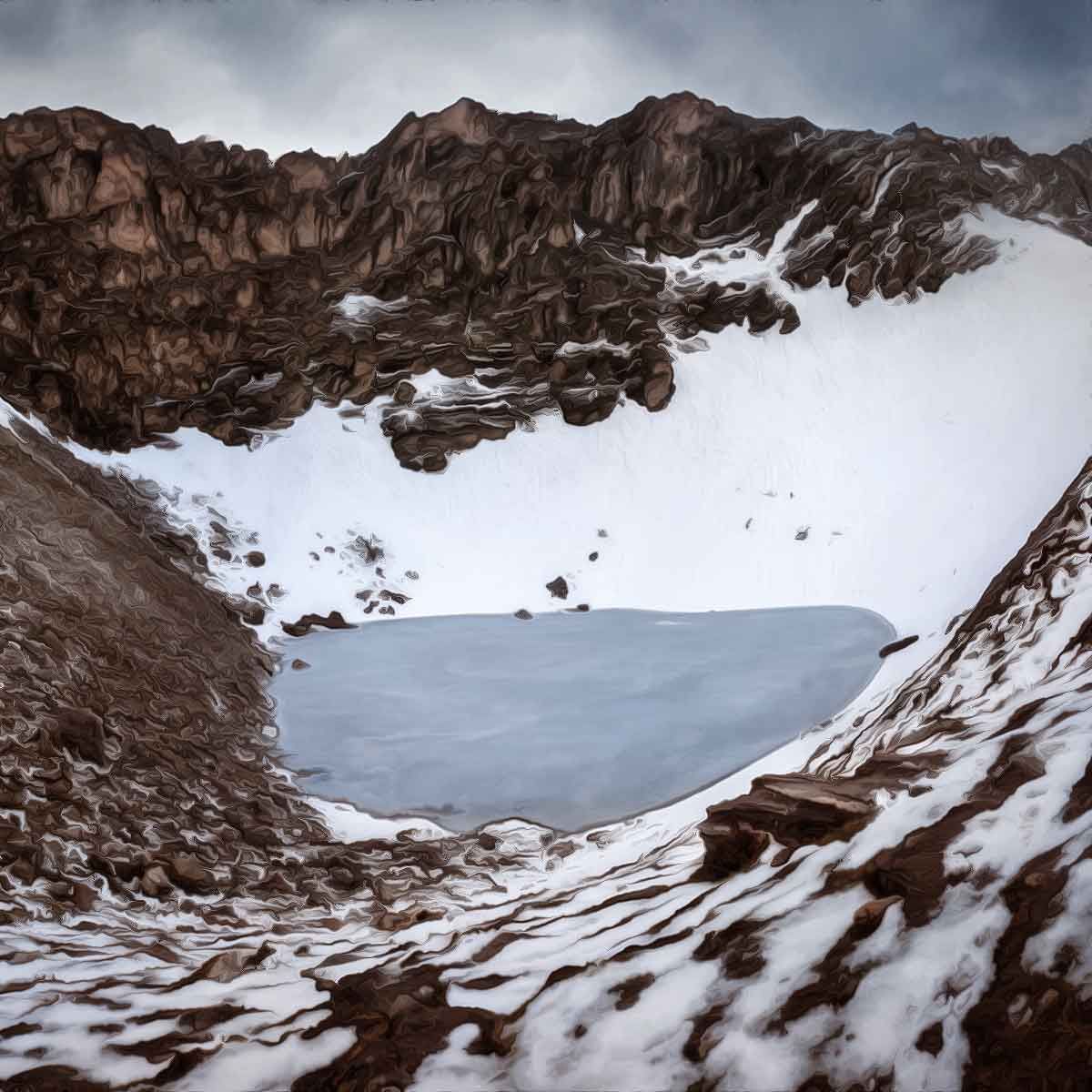 Skeletons of Roopkund Lake