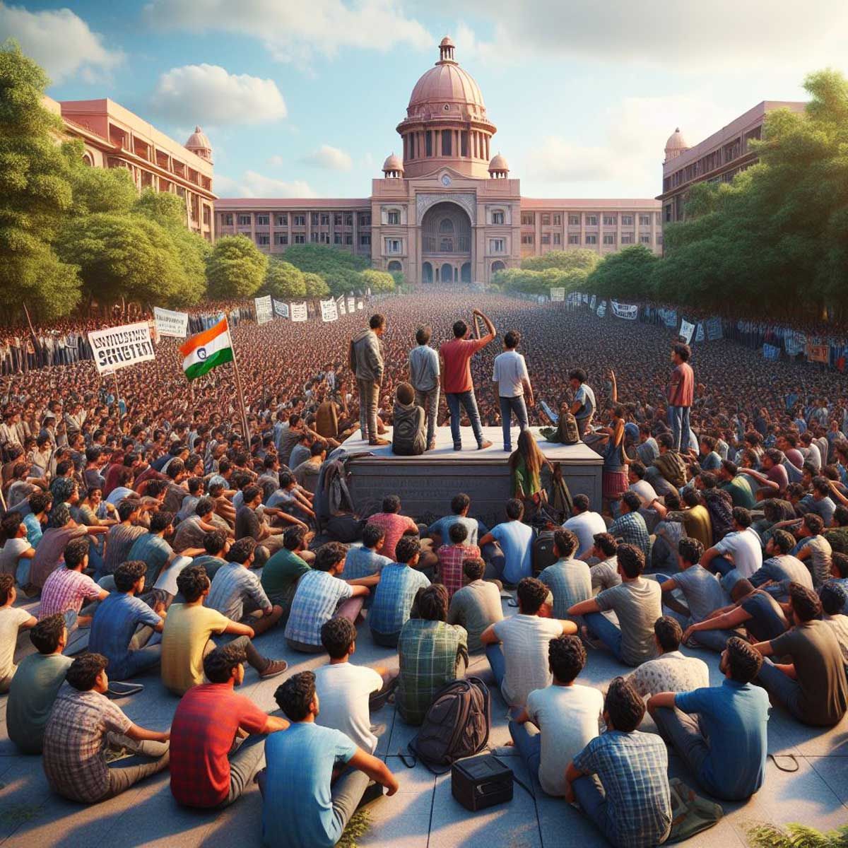 JNU's Response to Protests: Imposition of Fines up to Rs 20,000 and Potential Expulsion