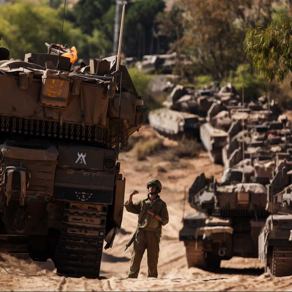 Israel Responds to Palestinian Rocket Assault with Declaration of 'State of War'