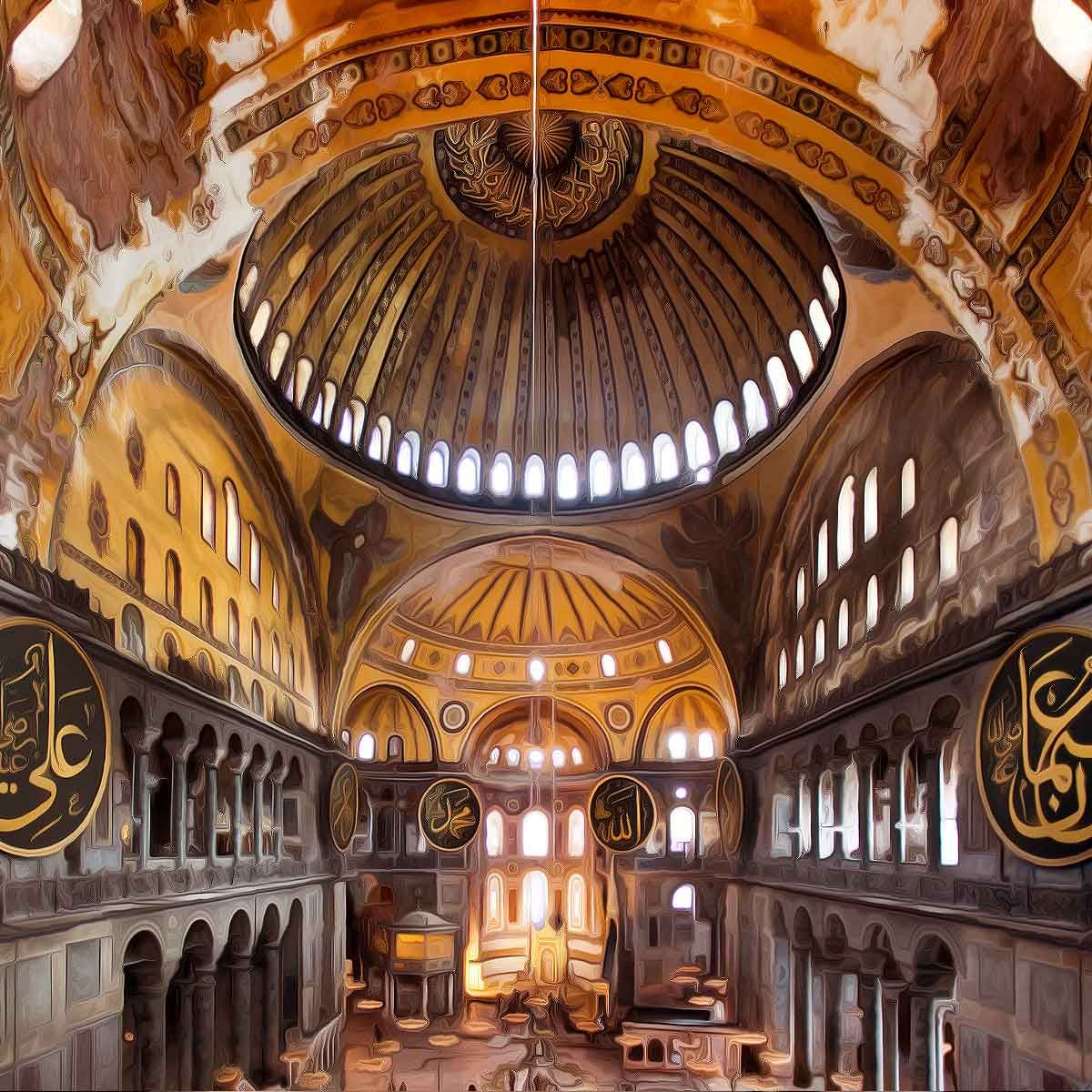 HAGIA SOPHIA: Hundreds of children shout “Allahu Akbar”
