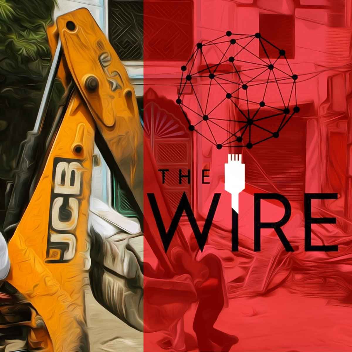 The Wire said the Muslims were scared but in reality the encroachments were back on roads of Jahangirpuri