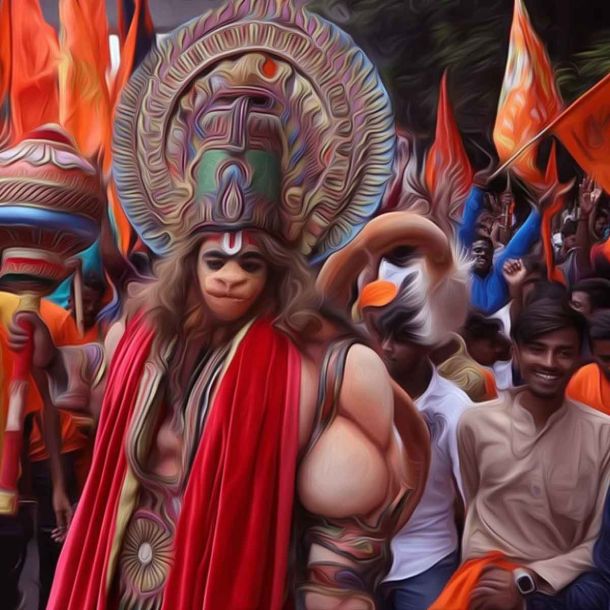 Hanuman Jayanti procession attacked by stonepelters in Jahangirpuri