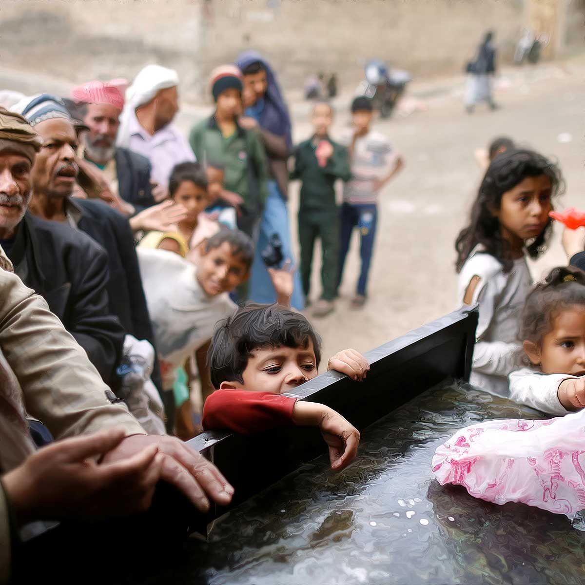 Millions of Muslims starve in war-ravaged Yemen, but Houthis declare war against Israel 1000 miles away to support Hamas