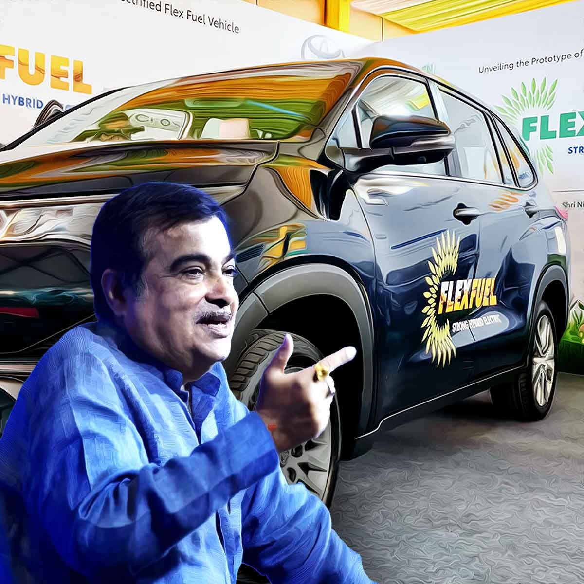 India Takes a Giant Leap in Clean Energy: Nitin Gadkari Reveals World's First BS-VI 100% Ethanol-Powered Toyota