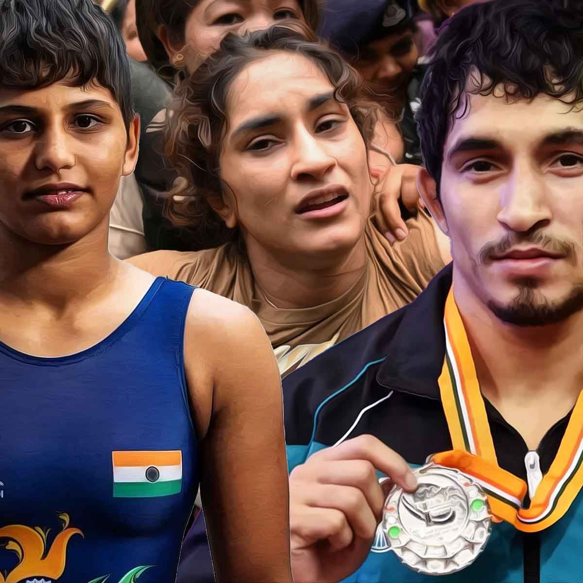 Unfair Favoritism in Wrestling Selection: Antim Panghal Raises Concerns over Vinesh Phogat's Direct Entry into Asian Games